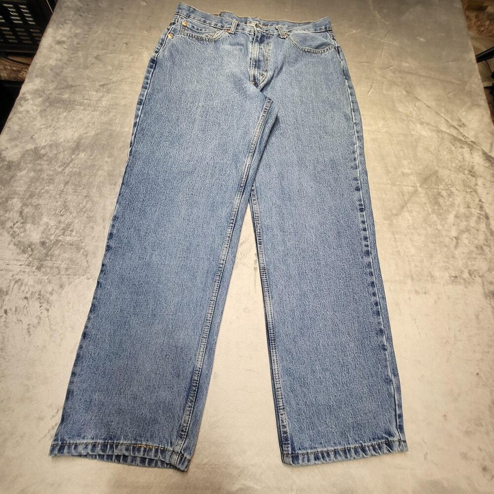 Levis 550 Jeans Mens 34x30‎ Blue Relaxed Fit Straight Leg Denim Pants Classic